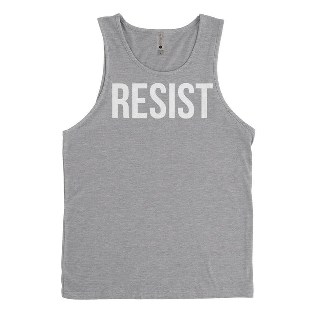 Resist Mens Tanktop - Textual Tees