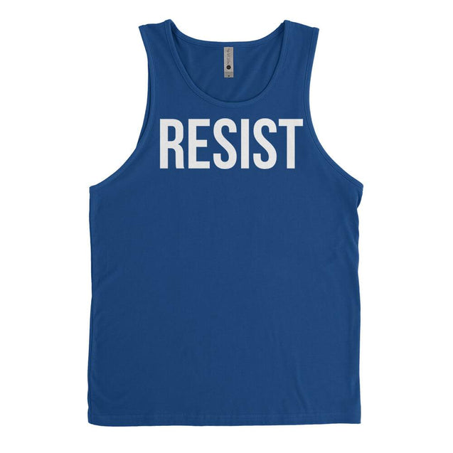 Resist Mens Tanktop - Textual Tees