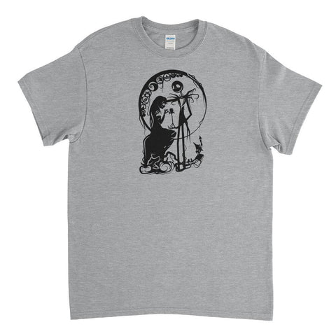 Sally and Jack Skellington Mens T-Shirt - Textual Tees