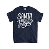 Santa Why You Be Judgin Kids T-Shirt - Textual Tees