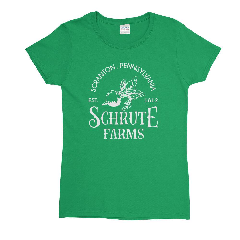 Schrute Farms Womens T-Shirt - Textual Tees
