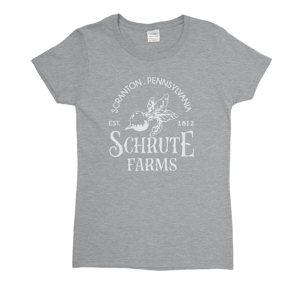 Schrute Farms Womens T-Shirt - Textual Tees