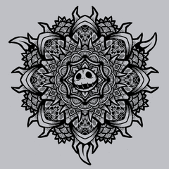 Skellington Mandala T-Shirt - Textual Tees