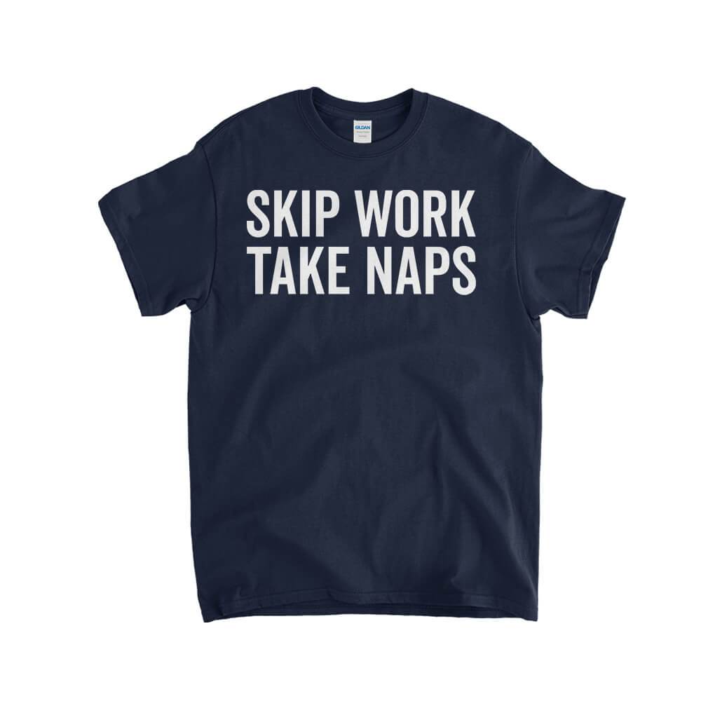 Skip Work Take Naps Kids T-Shirt - Textual Tees