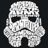 Stormtrooper Helmet Typography T-Shirt - Textual Tees