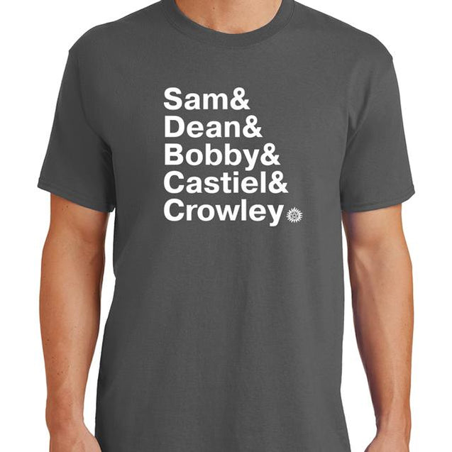 Supernatural Names T-Shirt - Textual Tees