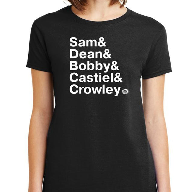 Supernatural Names T-Shirt - Textual Tees