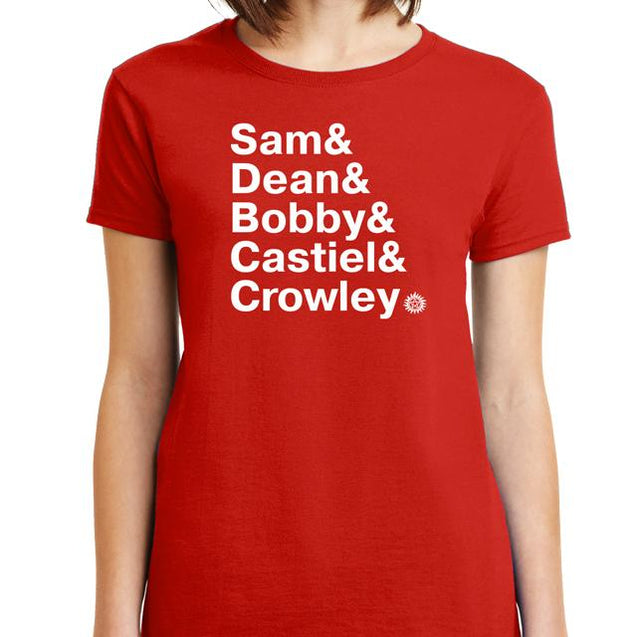 Supernatural Names T-Shirt - Textual Tees