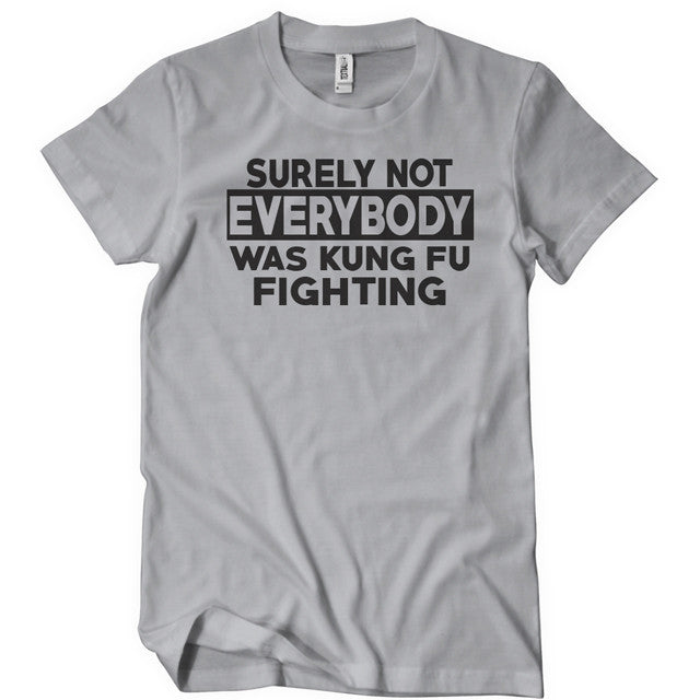 Surely Not Everybody Was Kung Fu Fighting T-Shirt - Textual Tees