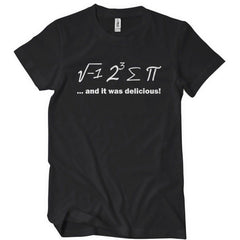 Ate Sum Pi And It Was Delicious T-Shirt - Textual Tees