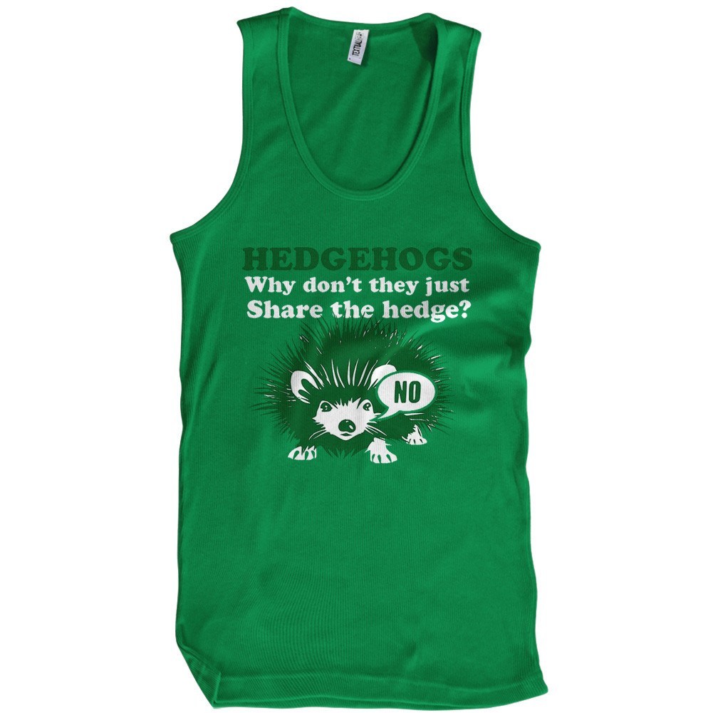 Hedgehogs Why Dont They Just Share The Hedge T-Shirt - Textual Tees