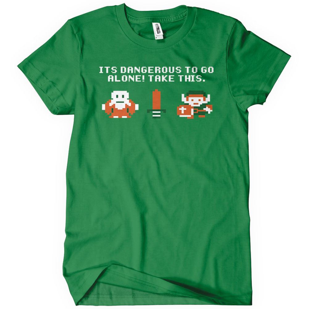 It's Dangerous To Go Alone T-Shirt - Textual Tees