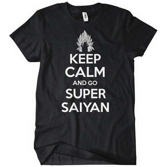 Keep Calm and Go Super Saiyan T-Shirt - Textual Tees