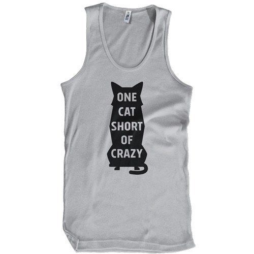 One Cat Short of Crazy T-Shirt - Textual Tees