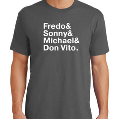 The Godfather Names T-Shirt - Textual Tees