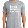 The Godfather Names T-Shirt - Textual Tees