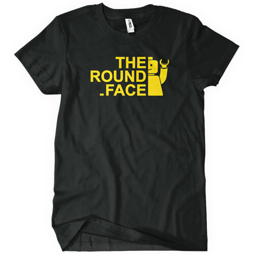 The Round Face T-Shirt - Textual Tees