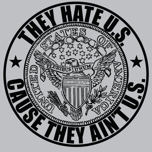 They Hate U.S. Cause They Ain't U.S. T-Shirt - Textual Tees
