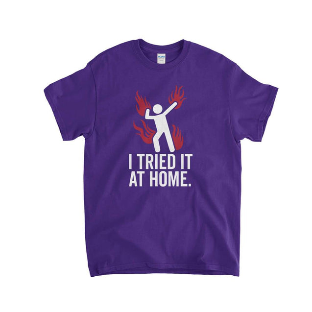 Tried It At Home Kids T-Shirt - Textual Tees