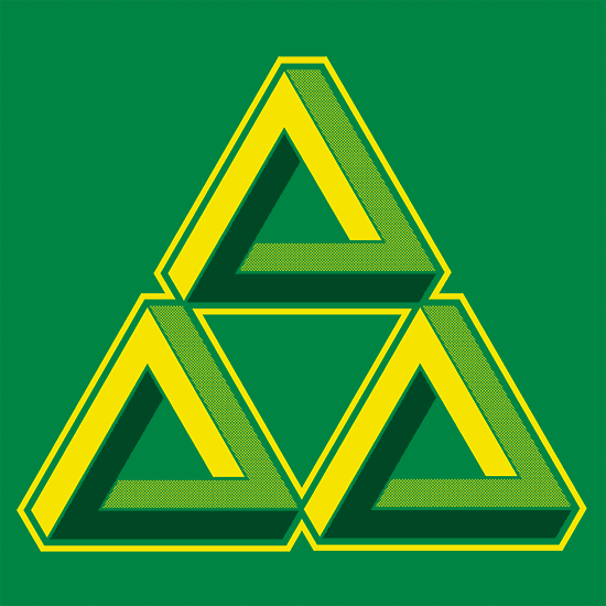 Triforce Illusion Zelda T-Shirt - Textual Tees