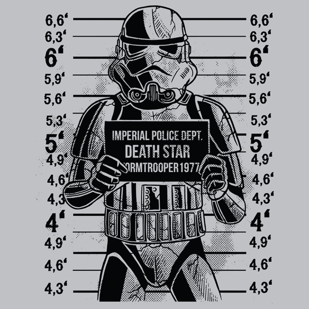 Trooper Mugshot T-Shirt - Textual Tees