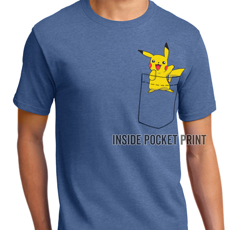 Pikachu Pocket T-Shirt - Textual Tees