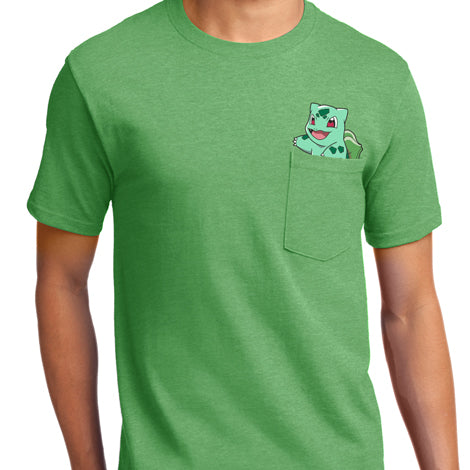 Bulbasaur Pocket T-Shirt - Textual Tees