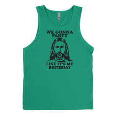 We Gonna Party Like It's My Birthday Mens Tanktop - Textual Tees