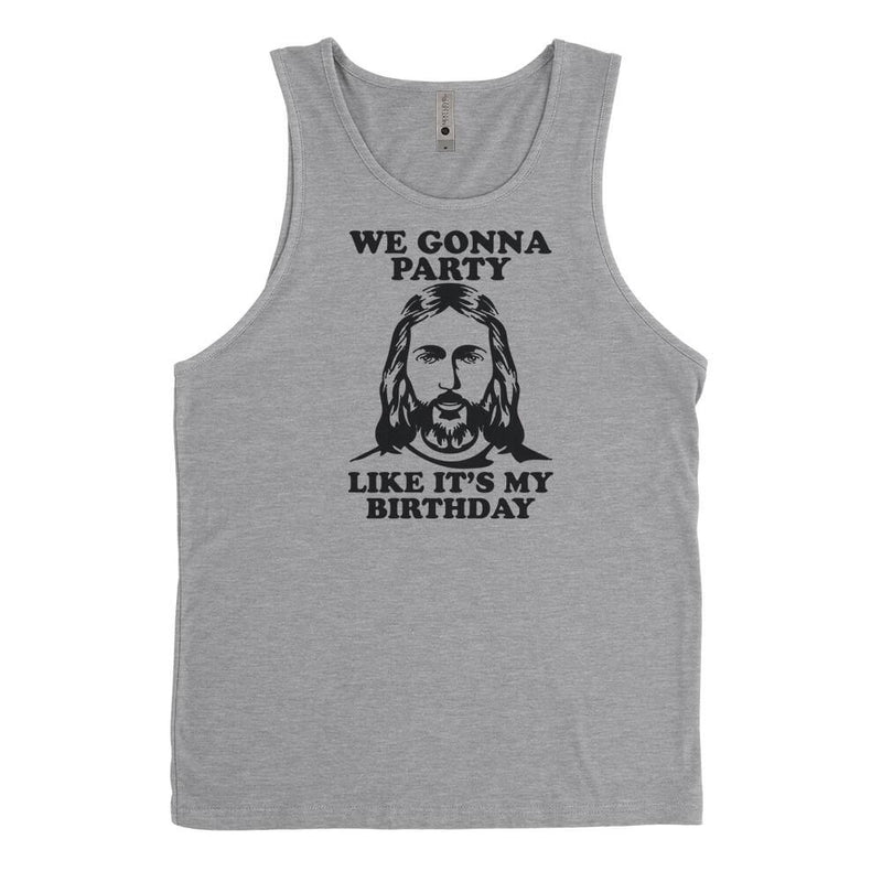 We Gonna Party Like It's My Birthday Mens Tanktop - Textual Tees