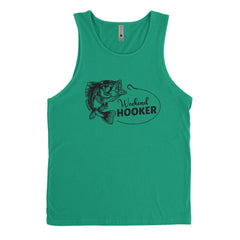 Weekend Hooker Fishing Mens Tanktop - Textual Tees