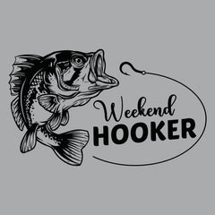 Weekend Hooker Fishing Mens Tanktop - Textual Tees