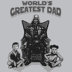 Worlds Greatest Dad Vader T-Shirt - Textual Tees
